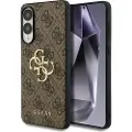GUESS Samsung Galaxy S25 Edge Guess 4G Big Metal Logo Hybrid-deksel - Brun