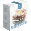 Scandinavian Collection Opdelt serveringsfad i to lag