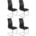 Loft 24 Loft24Spisestol Lola, 4 stk.SvartStolerFra Homeroom