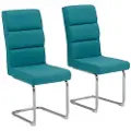 Loft 24 Loft24Spisestuestol CAROLA, 2-pk.BlåStolerFra Homeroom