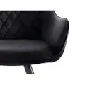 Loft 24 Loft24Spisestuestol med armlener OlgaSvartArmstolerFra Homeroom