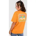Passenger Golden Hour Recycled Cotton Oversized T-skjorte oransj