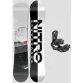 Nitro Prime Raw Wide + Staxx Black L 2024 Snowboardpakke mønster
