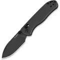 Kizer Cutlery Drop Bear 2 Clutch Lock foldekniv, Black Aluminum, DLC