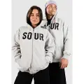 Sour Solution Army Hettegenser med glidelås grå