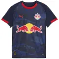 Puma FC Red Bull Salzburg 25/26 Away Jersey Youth, Clothing, Navy/Red, 7-8Y