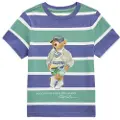 Ralph Lauren for boy. 323971435001 Polo Bear multicoloured striped T-shirt (8años=136/138cm), Casual, Multicolor, Cotton, children's fa