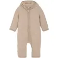 Huttelihut Ull Fleece Heldress Teddyører Camel Melange