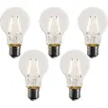 LUEDD Sett med 5 E27 LED-pærer A60 Klar 3W 320 lm 2700K