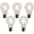 LUEDD Sett med 5 E27 dimbare LED-pærer A60 klare 4,5W 500 lm 2700K