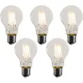 LUEDD Sett med 5 E27 dimbare LED-pærer A60 klare 4W 470 lm 2700K