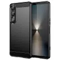 Mtp Products Sony Xperia 1 VII Børstet TPU-deksel - karbonfiber - svart