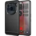 Mtp Products Nothing Phone (3a) Pro Børstet TPU-deksel - karbonfiber - svart