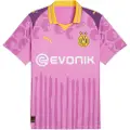 Puma KIDSUPER x BORUSSIA DORTMUND Jersey Men, Sport, Mauve Pop/Faster Yellow, XS