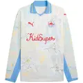 Puma KIDSUPER x FC RED BULL SALZBURG Long Sleeve Retro Shirt Men, Sport, Frosted Ivory/Red, L