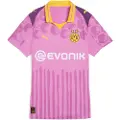 Puma KIDSUPER x BORUSSIA DORTMUND Jersey Women, Sport, Mauve Pop/Faster Yellow, XS