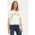 GUESS for woman. W5YR25Z2NQ2 Layla jumper off-white (S), Casual, Viscose, Short sleeve