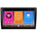 Mtp Products 10-tommers Bluetooth-bilstereoskjerm med GPS-navigasjon og Android 13 - 2GB RAM/32GB ROM