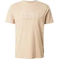 GUESS Basic Gueembossed Logo Kortarmet T-skjorte