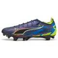 Puma ULTRA 6 CARBON DARE TO FG Football Boots Unisex, Shoes, Persian Blue/Aged Silver/Black, 45