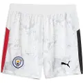 Puma KIDSUPER x MANCHESTER CITY Shorts Youth, Clothing, White/Black, 15-16Y