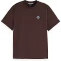 Scotch & Soda Regular Fit Chest Artwork Kortarmet T-skjorte
