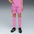 Puma KIDSUPER x BORUSSIA DORTMUND Shorts Youth, Clothing, Mauve Pop/Faster Yellow, 11-12Y