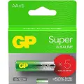 GP Super G-Tech LR6/AA-batterier - 5 stk.