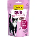 GimCat Duo Soft Snacks 50 g - Storfekjøtt & Ost