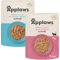 Applaws Cat Natural i buljong 12 x 70 g - Tunfisk med brasme