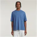 G-Star for man. D24780-C756-H177 Overdyed Center Chest T-shirt blue (XS), Casual, Short sleeve, Organic Cotton, Sustainable