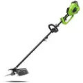 Greenworks GD40BC, Trådkutter, 40 cm, D-sløyfet håndgrep, 2 mm, 5300 RPM, Sort, Grønn
