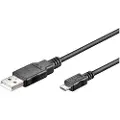 Goobay 46800, 1 m, USB A, USB B, USB 2.0, 0,48 Gbit/s, Sort