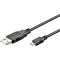 Wentronic goobay - USB-kabel - Micro-USB type B (hann) til USB (hann) - USB 2.0 - 3 m - svart