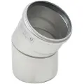 Blücher bøjn.30.0gr.110mm - m.O-ring. AISI 316L.Syrefast stål