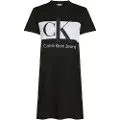 Calvin Klein Jeans Blocking Kort Ermet Kort Kjole