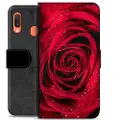 Mtp Products Samsung Galaxy A20e Premium Lommebok-deksel - Rose