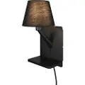 TRIO Moderne vegglampe hvit med USB-C og induksjonslader - Comfort