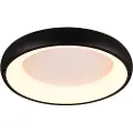 TRIO Moderne taklampe sort 45 cm med dimbar LED - Cardona