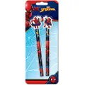 Euromic SPIDERMAN 2-pack pencils w/eraser toppers