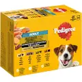 Pedigree Adult Porsjonsposer Multipakke - Sparepakke: Utvalg av fjærkre i saus (4 varianter) 24 x 100 g