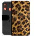 Mtp Products Samsung Galaxy A20e Premium Lommebok-deksel - Leopard