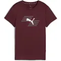 Puma x HYROX Graphic Tee Women, Clothing, Ruby Shimmer, L