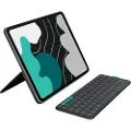 Logitech Flip Folio iPad Pro 13" (M4) & Air 13" (M2 & M3) - Tastatur & Foliosett - Nordisk - Svart
