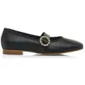 Mustang for woman. 54114 Leather loafers Camille Black (36), 1 to 3 cm, None, Casual