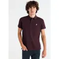 LOIS Jeans for man. 130584000 Classic polo shirt with lilac bull logo (3XL), Casual, Purple, Cotton, Short sleeve