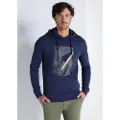 Victorio & Lucchino , V&L for man. 4604553 Grafca Paisley hooded sweatshirt (S), Blue, Casual, Cotton, Long sleeve