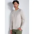 Victorio & Lucchino , V&L for man. 4614565 Beige structured crew neck jumper (S), Casual, Acrylic, Long sleeve