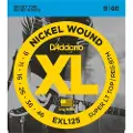 D'Addario EXL125 Nickel Wound Super Light Top/ Regular Bottom 9-46