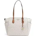 Michael Kors for woman. 30S2G6AT2B Marilyn tote bag medium with beige logo (OSFA), Casual, Polyester